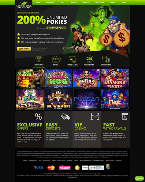 raging bull casino 2021.